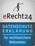 eRechr24 Datenschutzerklärung - Siegel