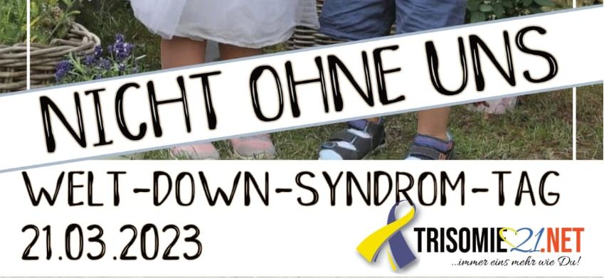 Kinder mit und ohne Handicap werden in der Kneipp-Kita „Flachsröste“ betreut. Der 21.03.2023 wird in unserer Kita wieder ein besonderer Tag. Ganz getreu dem Motto „Nicht ohne uns“ machen wir aufmerksam auf die Möglichkeiten einer gelingenden Inklusion von Kindern mit Trisomie 21.