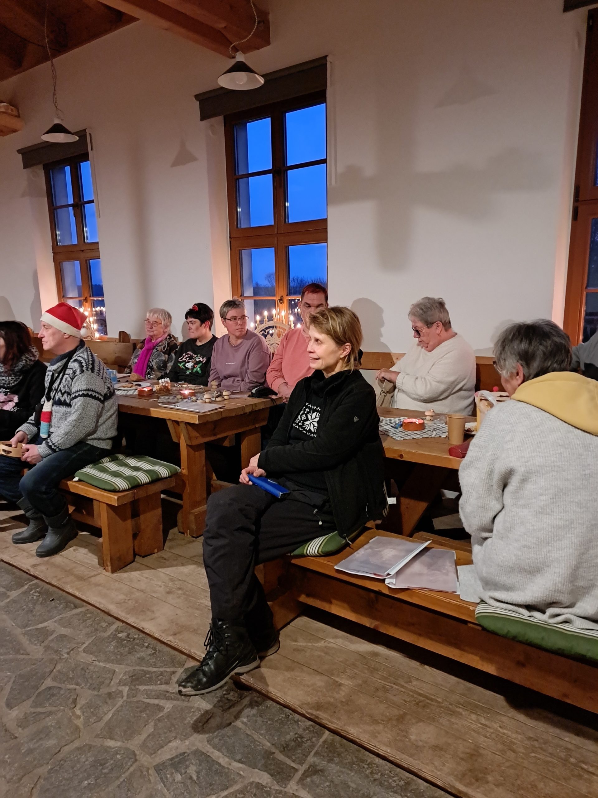 Unsere letzte Veranstaltung im Jahr 2024 fand in der Scheidebank des Marienbergers Pferdegöpels statt.